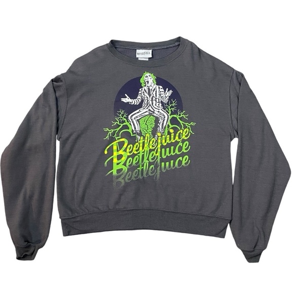 Beetlejuice Beetlejuice Beetlejuice Sweatshirt Licensed Merch Oversized Small - Picture 1 of 7